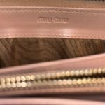 Miu Miu Authentic  Leather Tan Zippy Wallet Photo 4