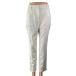 Favorite Daughter Womens White High Waisted Straight Trousers Dress Pants Size 4 Photo 1