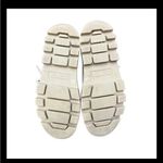 Gianni Bini Women’s High Top Sneakers Boots Sz 7M | Chunky Lug Sole Cream Beige Photo 8