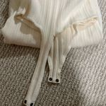 Abercrombie & Fitch  Cream Ribbed Bodysuit Photo 2