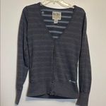 Billabong grey button-up cardigan striped Photo 0