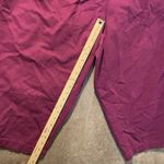 Woman Within New  Pants Womens 32W Stretch Cropped Pull On Magenta Pink Capri Photo 6