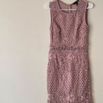 AQUA  Lace Dress Size M Color Pale Pink Photo 1