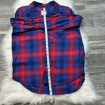 American Eagle  Vintage Boyfriend Button Down Flannel Shirt Photo 4