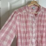 Sundance  Cotton gauze gingham button down shirt Photo 4