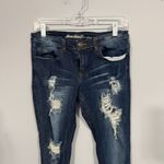 Machine Jeans Inc Machine pour neuf mode Distressed Ripped Skinny Jeans Juniors Size 9 Women's Size 30 Photo 2