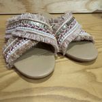 Kaanas  Ibiza Crossover Embellished Beaded Fringe Tan Sandals Size 7 Photo 2