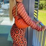 ZARA  SEMI-SHEER ORGANZA BLOUSE TOP Brown/Red Size S NEW Photo 0