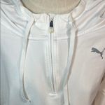 Puma Women's White Hoodie Top Photo 2