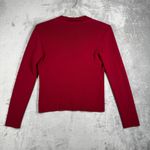 Etcetera  Cardigan Blazer Red Knit Colorful Career Office Casual Size‎ Medium Photo 2