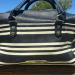 Betsey Johnson Black and White Satchel with Striking Design Photo 5
