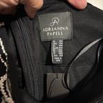 Adrianna Papell Elegant Black and White off-the -shoulder Beaded Dress 18W New Photo 8