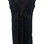 Alfani Rome Black Embroidered Midi Dress, XL Photo 0