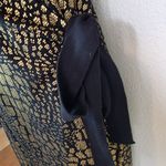 INC International Concepts Glitterati Metallic Black & Gold Wrap Dress XXL Photo 3