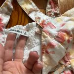 Abercrombie & Fitch  cream floral corset tank size small Photo 1