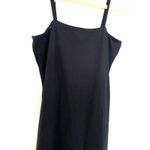 ASOS  Black Soft Touch Stretch Strappy Fitted Minimal Layering Unitard Jumpsuit 6 Photo 8