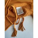 Cupcakes and Cashmere NWT!  Orange Women's Shirred Front Crop Top, Sz: M (b25) Photo 3