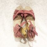 Splendid Pink Espadrille Sandals sz 10 Wedge Heel Sandal Fairfax Espadrilles Photo 5