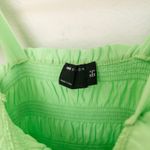 Y2K ASOS DESIGN Womens Dress Size‎ 2 Green Smocked Ruffle Coquette Fairy Summer Photo 4
