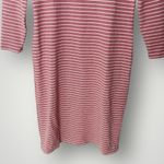 Sonnet James Reese Red White Stripe Play Dress Small 3/4 Sleeve Stretch Knit Photo 5