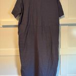 easel  Linen utility Shirt Dress small NWT navy Photo 2
