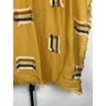 Madewell  FRINGE STRIPE JACQUARD SCARF BOHO LIGHTWEIGHT YELLOW RAINBOW WRAP SCARF Photo 3