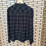 Lucky Brand  Olive And‎ Black Plaid Button Down Shirt Size Medium Photo 1