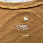 SO  Brown Tie Front Short Sleeve T-Shirt Photo 2