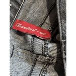Guess  Daredevil Boot Black Denim‎ Jeans Rhinestones Logo Zip Size 31 Low Rise Photo 6