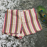 Urban Outfitters  Molly Striped Denim Button-Fly Short Photo 0