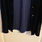 Susan Graver velvet button down duster NWOT Photo 9