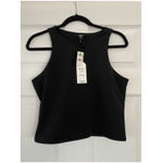 EXPRESS Black Body Contour Tank Top Photo 2