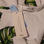 Cupshe  Green Leaf Print High Waist Bikini Bottom SIZE XXL NWT Photo 2