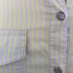 Delia's Delia’s Lavender and Yellow Striped Cotton Button Down Shirt Photo 10
