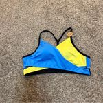 PINK - Victoria's Secret Victorias Secret Bikini Top Large Blue Yellow Racerback Padded Pink Sport New Photo 2
