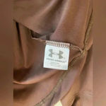 Under Armour Brown Fitted lightweight Hoodie with monkey thumbs and hood Photo 5