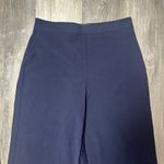 Rebecca Taylor  Navy Blue Crop Suit Pant Photo 3