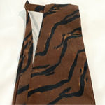 We Wore What NWT  The Icon Jeans Tiger Piped‎ Stiletto Split Hem Denim Size 24 Photo 9