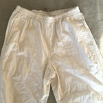 Patagonia pull on cream colored cotton cargo pants size small Photo 4
