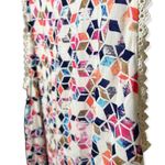 Paper Crane Geometric Sleeveless White Dress Size Large Photo 2