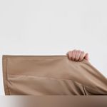 DKNY  Faux Leather Biker-Style Jacket w/ Belt Beige Size S NEW Photo 11