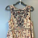 Taylor & Sage Dress Cream Embroidered Scoop Neck Mini Dress Casual Sz XL GUC Photo 1