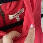 Monteau Women size small salmon pink Loose cowl neck top back zipper loose fit Photo 2