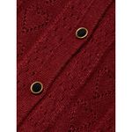 Markarian Burgundy Poesie Hearts Silk Mohair Photo 12