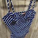 J.Crew NWOT Women's  Nautical Balconette Underwire One-Piece Swimsuit size 6 Photo 2