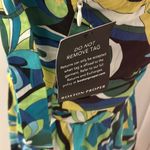 Boston Proper  Valencia Abstract Print Halter Fit and Flare Midi Dress Photo 6