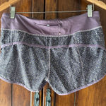 Lululemon  athletica Purple Floral Athletic Shorts Photo 0