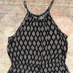 Mossimo Printed Sleeveless Romper with Tassel Drawstring White Size XXL Photo 3