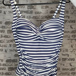 Niptuck swim | women padded swim tank top Blue Size 8 Photo 0