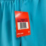Nike NWT  Blue Striped Elastic Waist Activewear Cropped Track Pants Size Large Photo 2